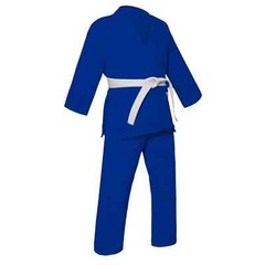 Karate Gi Blue Lightweight Martial Arts Uniform for Children & Adults +Free Belt