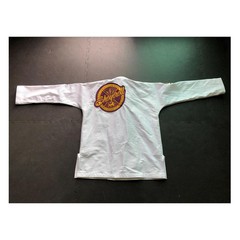 Custom White BJJ Gi Professional Competition Jiu Jitsu Kimono 450 GSM PearlWeave