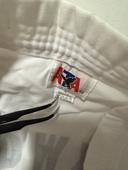 ATA Youth Gi Tae Kwon Do Uniform Karate Judo Top OnlyEmbroidered Patch Size 4