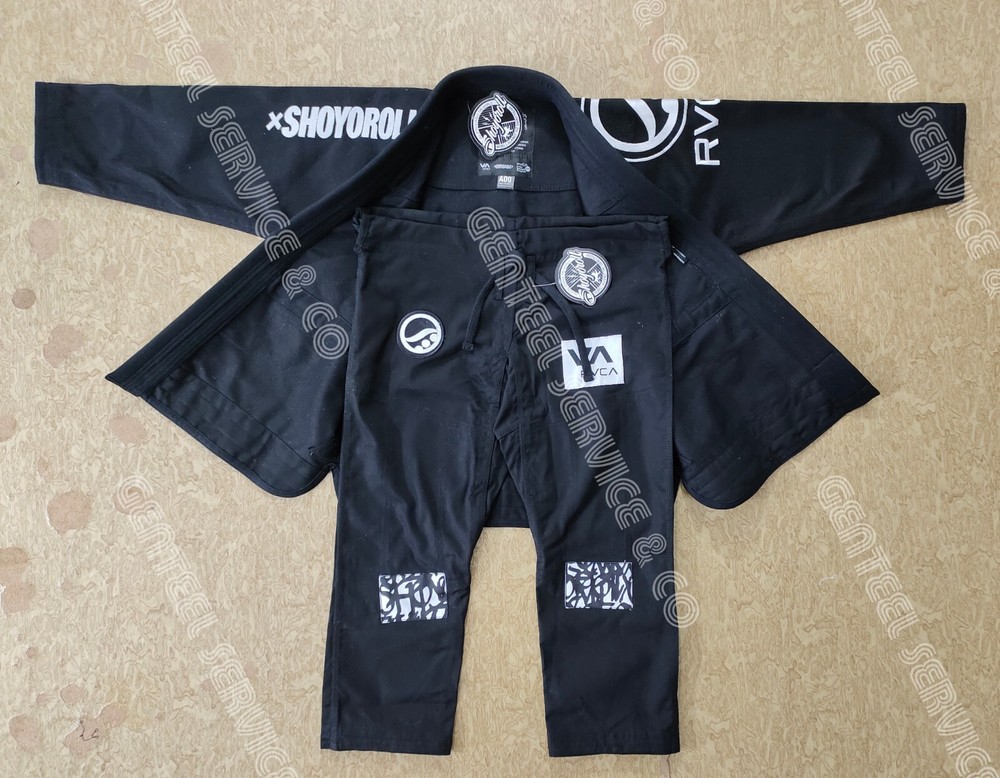 A00 size Black Brazilian jiu jitus uniform custom made high quality bjj kimono