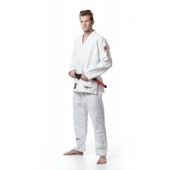 Flow Kimono Air White 100% Cotton BJJ JIU-JITSU GI Top Bottom A1L