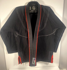 Performance Gear BJJ Gi Jacket Black Red Brazilian Jiu-Jitsu Kimono Top Only A2