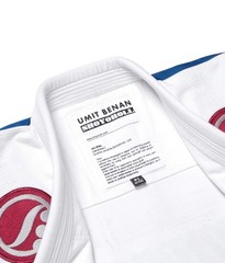 White Shoyoroll 107 Umit Benan V1 jiujitsu bjj gi with bag