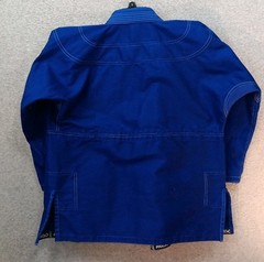Reevo X Ultra Light Top Jacket Adult’s Size A1 Blue Brazillian Jiu Jitsu GUC