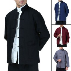 Bruce Lee Kung Fu Wingchun Coat Jacket Martial Arts Taichi Uniform Men Tang Suit