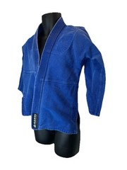 GI Vulkan Size M3 Jiu jitsu Kids Unisex Blue Cotton