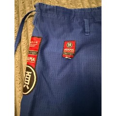 Atama New Light BJJ Kimono Gi Blue Size F3 Brazilian Jiu Jitsu Uniform No Belt