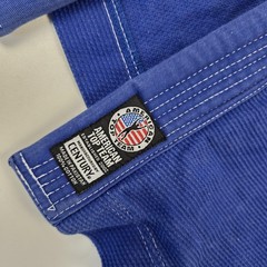 Century American Top Team BJJ Gi Jacket Mens Medium A2 Blue Jiu Jitsu Uniform