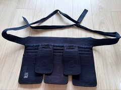 Japanese Kendo Tare Hip Protector Dark Blue Equipment Tools Armor