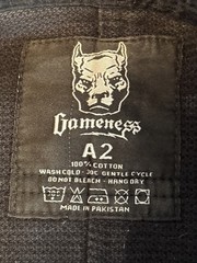Gameness Professional Fightwear Gi Ghi Size A2 Black (slight fade) Heavyweight
