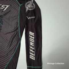 RARE ILLEST WORLWIDE x VOLTRON BRAZILIAN JIU JITSU BJJ MMA RASH GUARD SIZE LARGE