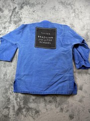 Breakpoint Gi Coat Jacket Adult A2 Blue BJJ Cotton Tucson Brazilian Jiu-Jitsu