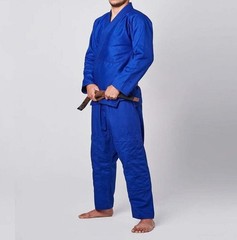 Martial Sports Essential Kids Brazilian Jiu Jitsu Gi Uniform – Blue – Free Belt