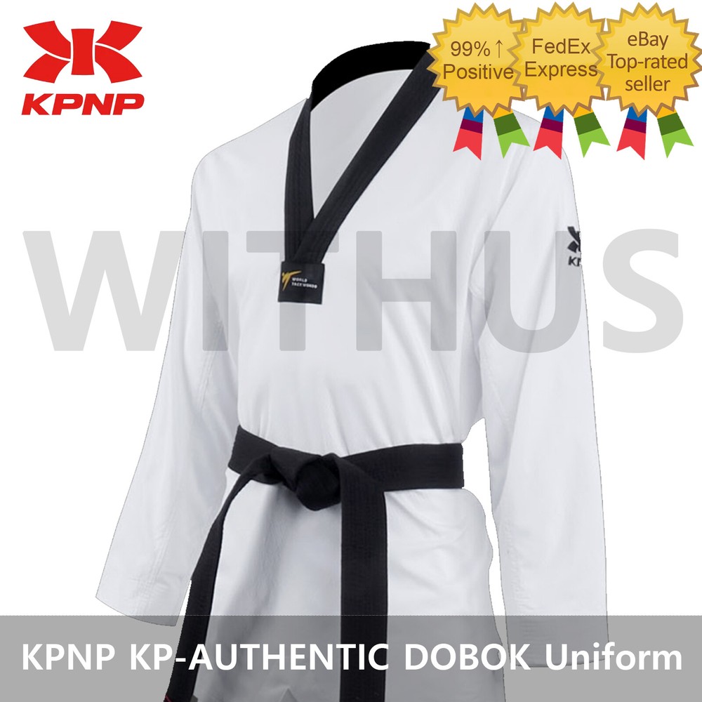 KPNP KP-AUTHENTIC DOBOK World Taekwondo Federation Official Uniform / Fedex ship