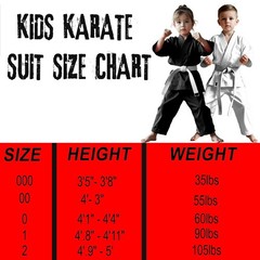 Lightweight Kids Karate Gi Uniform -Breathable Fabric for Boys & Girls Free Belt