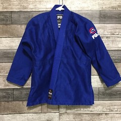 Fuji Jiu Jitsu Gi Kids Size 0 Blue MMA Heavyweight Cotton Blend (Top Only) F9