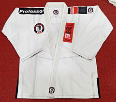 BJJ Gi WHITE Premium Quality Professor Brazilian Jiu Jitsu Pearl Weave Gi A3