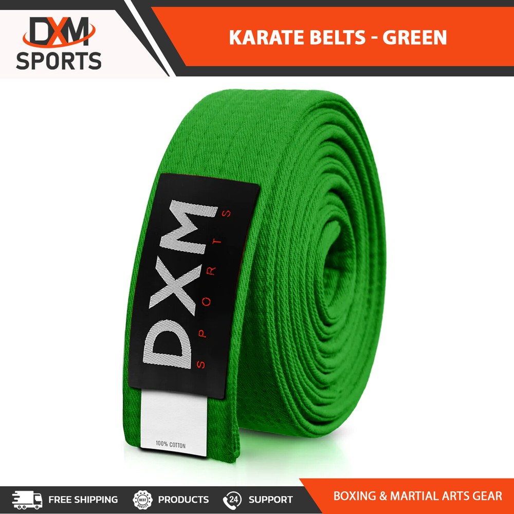 DXM Karate Belts Martial Arts Uniform Ranking Hapkido Taekwondo Judo Belt Green