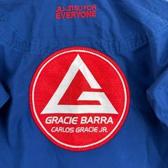 Gracie Barra Jiu-Jitsu Gi Top Kids Y3 Blue Equipe GB Edition Ripstop Training