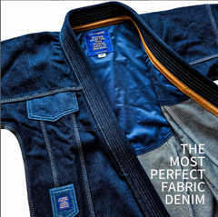 GAUCHO Denim BJJ Gi Heavyweight Kimono Jacket & Pants Brazilian Jiu Jitsu Gi. 1
