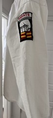 KI INTERNATIONAL WHITE HEAVY COTTON KARATE UNIFORM SIZE 5~PRE-OWNED~WORE IT ONCE