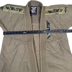 Elite Sports BJJ Gi Jacket A1 Olive Green Jiu Jitsu Kimono Top Only Lightweight
