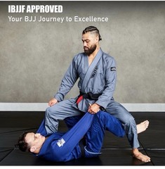 Elite Sports BJJ GI for Men IBJJF Kimono BJJ Jiujitsu GIS W/Preshrunk Gray A5