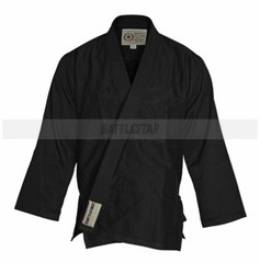 CUSTOM TAILORED FIT BLACK BRAZILIAN JIU-JITSU GI/ BJJ KIMONO+ FREE WHITE TROUSER