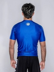 Fuji Baseline 2.0 IBJJF Ranked BJJ Jiu Jitsu ShortSleeve SS Rashguard – Blue