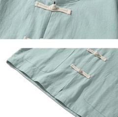 New 2PCS Men’s Cotton Linen Arts Clothing Costume Wing Chun Kung Fu Uniform Gift