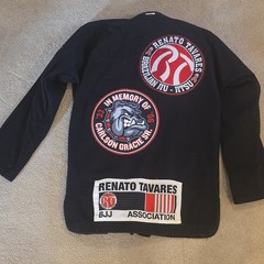 Kitsune Gi Renato Tavares BJJ Gi Jacket & Pants Set A3L Black Adult