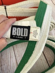 Lot Of 6 Vintage Karate/martial Arts Belts- Sizes 5 & 6
