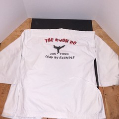 Vintage SUN Tae Kwon Do Uniforms (Lot of 3) Unisex Sizes O, 1, 2.