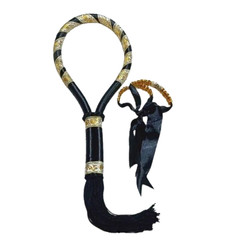Premium Boxing Mongkol Color Black Sliver Prajiat Set Tranditional Muay Thai Ha