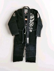Moya Brand Adult Full GI 25 Flagship Jiu Jitsu Complete Kimono Size A0 Blk 025