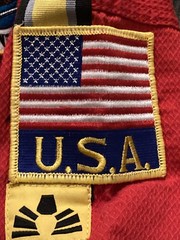 Tom Vo’s Taekwondo Red Uniform Costume Top & Pants Size 000 120 cm Small