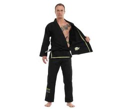Fuji Suparaito Super Lightweight Mens Brazilian JiuJitsu BJJ Gi – Black/Green