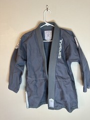 sanabul jiu jitsu gi Unisex Uniform Gray Size K3, Top
