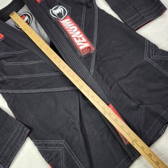 VENUM Elite Jiu-Jitsu Kimono Gi Uniform Set Black Red Size A2 w/ Bag EUC
