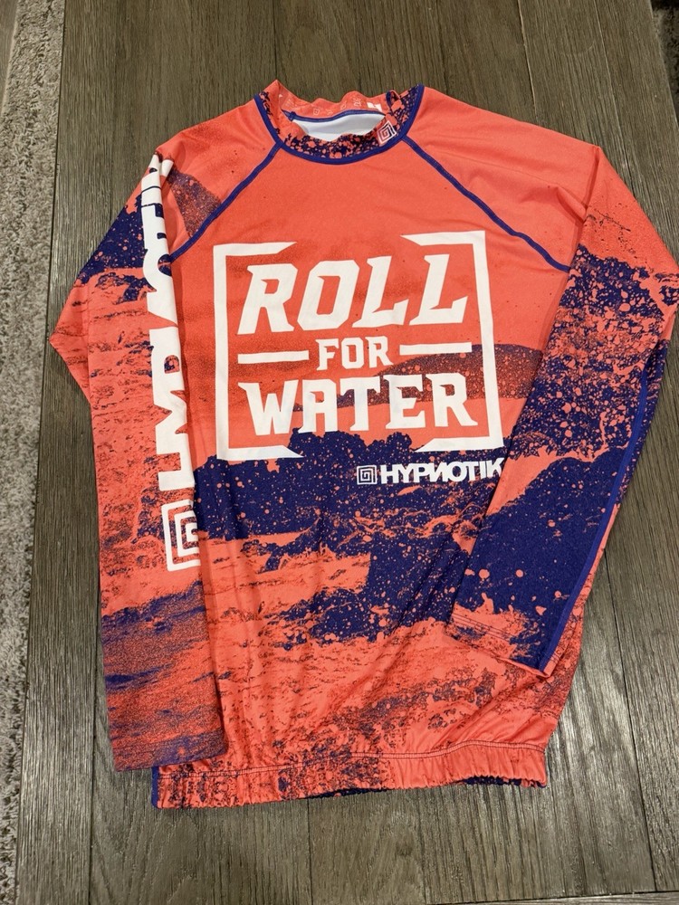 Hypnotik Roll For Water Rash Guard Men’s Medium Jiu Jitsu MMA BJJ NoGi Pink