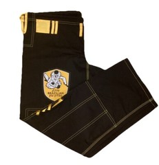 Elite Brazilian Jiu-Jitsu Set Size A-2 Color Black/ Yellow Gorpcore Grunge Sport