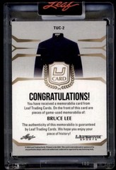 BRUCE LEE LEAF ULTIMATE SPORT 2024 L/E#5 /10 USED WORN 6-PCE WARDROBE RELIC
