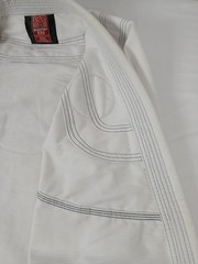 Break Point BJJ Gi Jacket Sz A2 White Relson Gracie Academy Patch Shark