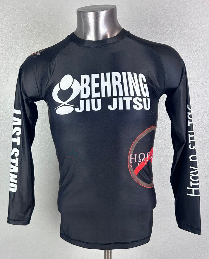 Behring Rash Guard Long Sleeve Size M Medium Jiu Jitsu Spartan Hoplite