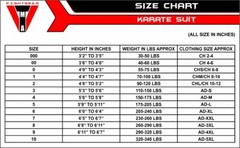 BLACK Karate Uniform, Gi 7 oz Adult Kids w/White belt Tae Kwon US Size TMA