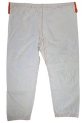 Sanabul Jiu Jitsu Pants Highlights Pro Edition BJJ White Orange Size A4 IBJJF