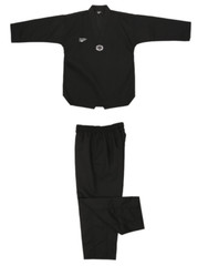 PROSPECS V-Neck Taekwondo Uniform Black Sports Training Dobok Jacket Pants NWT