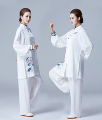Women Tai Chi Clothes Wushu Clothing Martial Art Uniform Kung Fu Dress Long