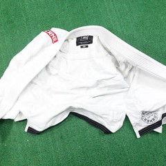 GI TOP KIMONO COMBAT CORNER CRNR JIU JITSU ROPE YOUTH Y2