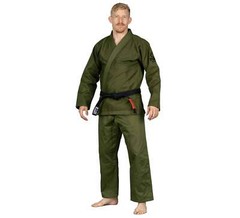 Fuji Sports All Around Mens Brazilian Jiu Jitsu Gi Jiu-Jitsu BJJ Military Green